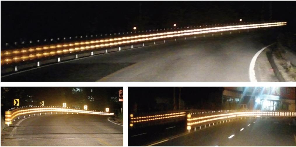 safety roller night view